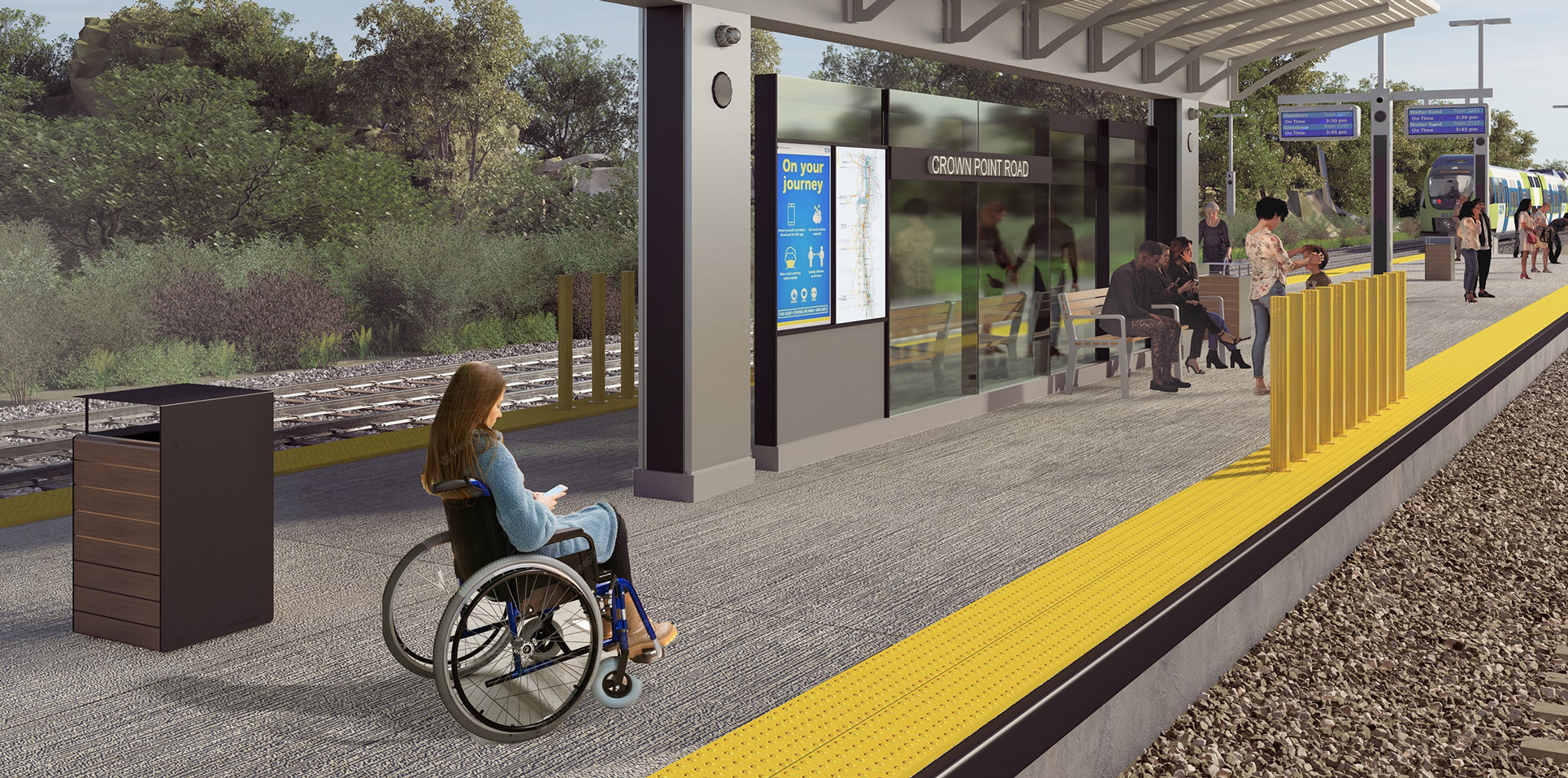 Efficient Travel Solutions: Glassboro-Camden Line’s Future Platform Designs